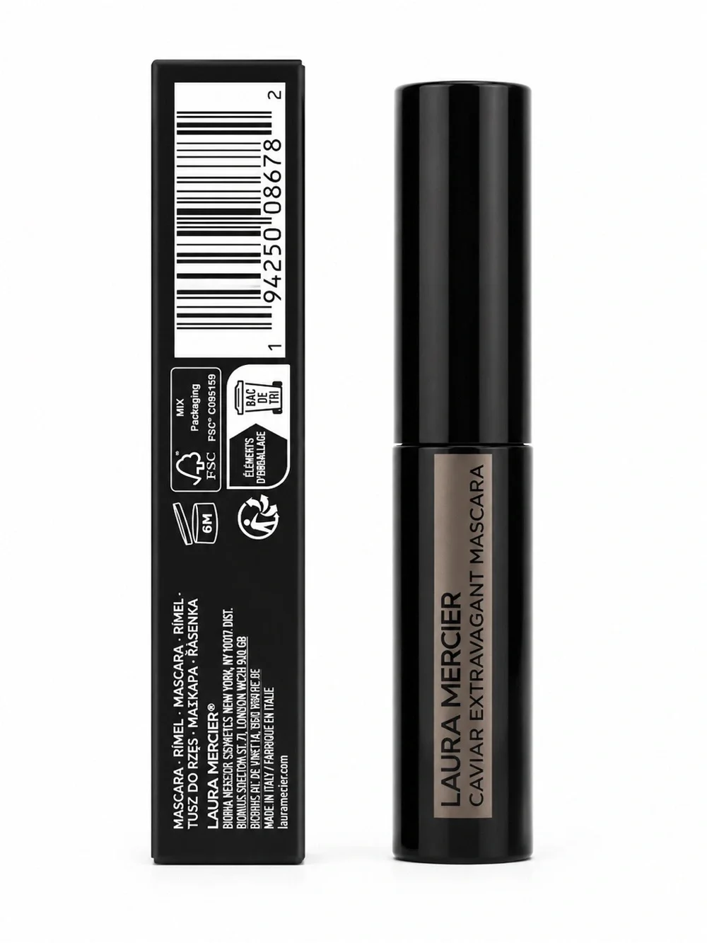 laura mercier Caviar Extravagant Black Mascara - Volumizing & Lifting